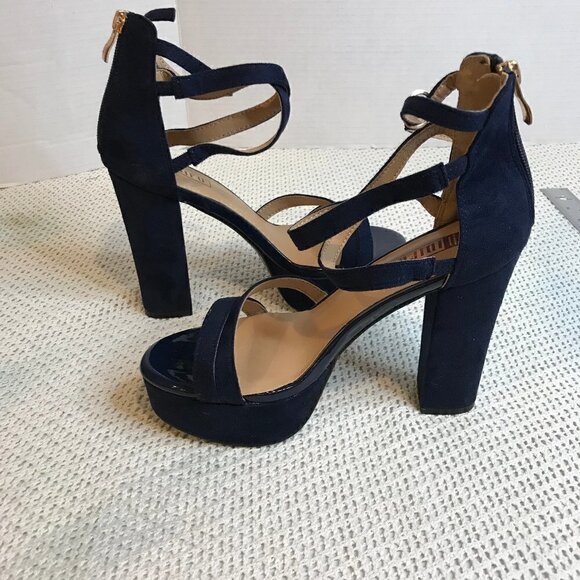 Idifu Women's Chunky High Heel Sandal Strappy Open Toe Ankle Strap Size 6.5 NEW - Picture 3 of 6